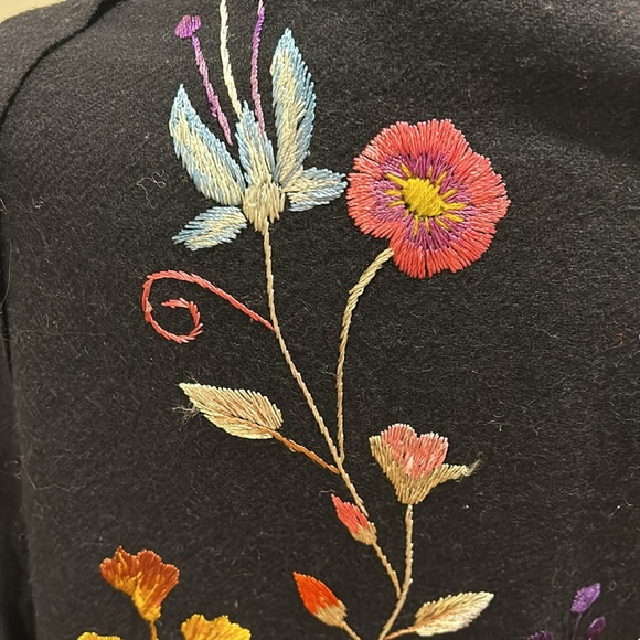 Vintage Bohemian Wool Scarf.